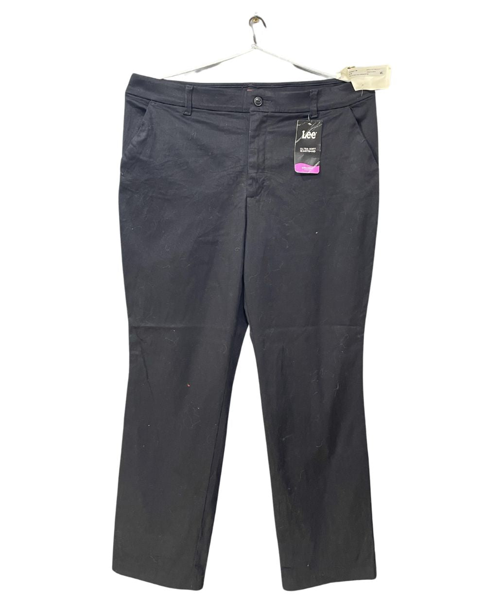 Lee Black Cotton Golf Pant For Men L