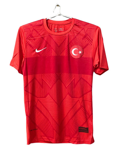 Nike Dri Fit Turkey Red Football Sports For Men T Shirt M