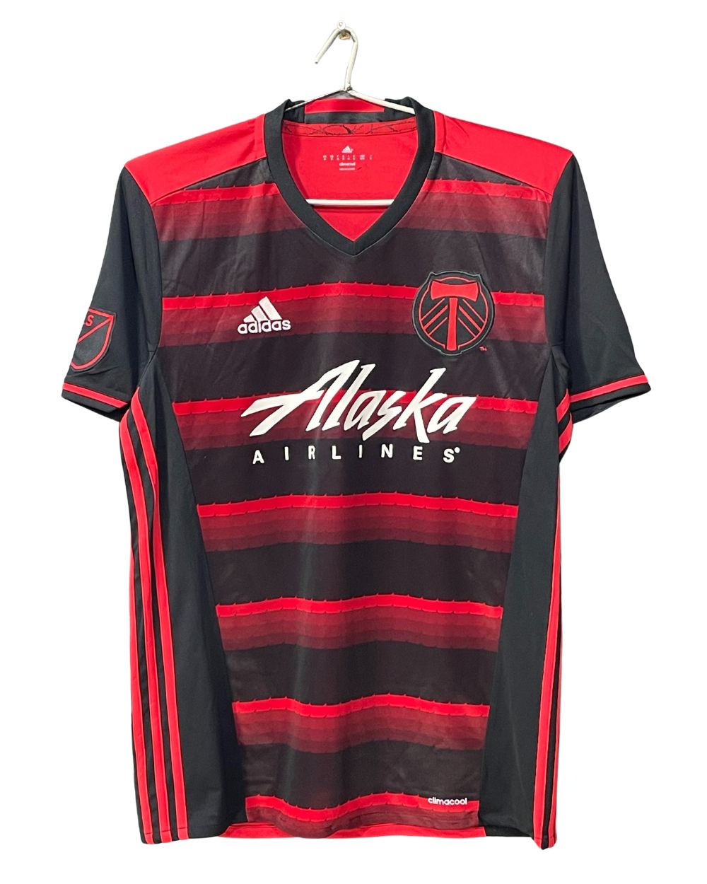 Adidas Timbers Football Red Sports For Men T Shirt M