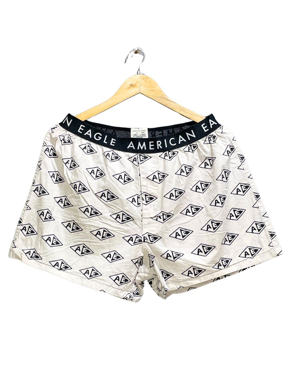 American Eagle White Nikker Underwear For Men L