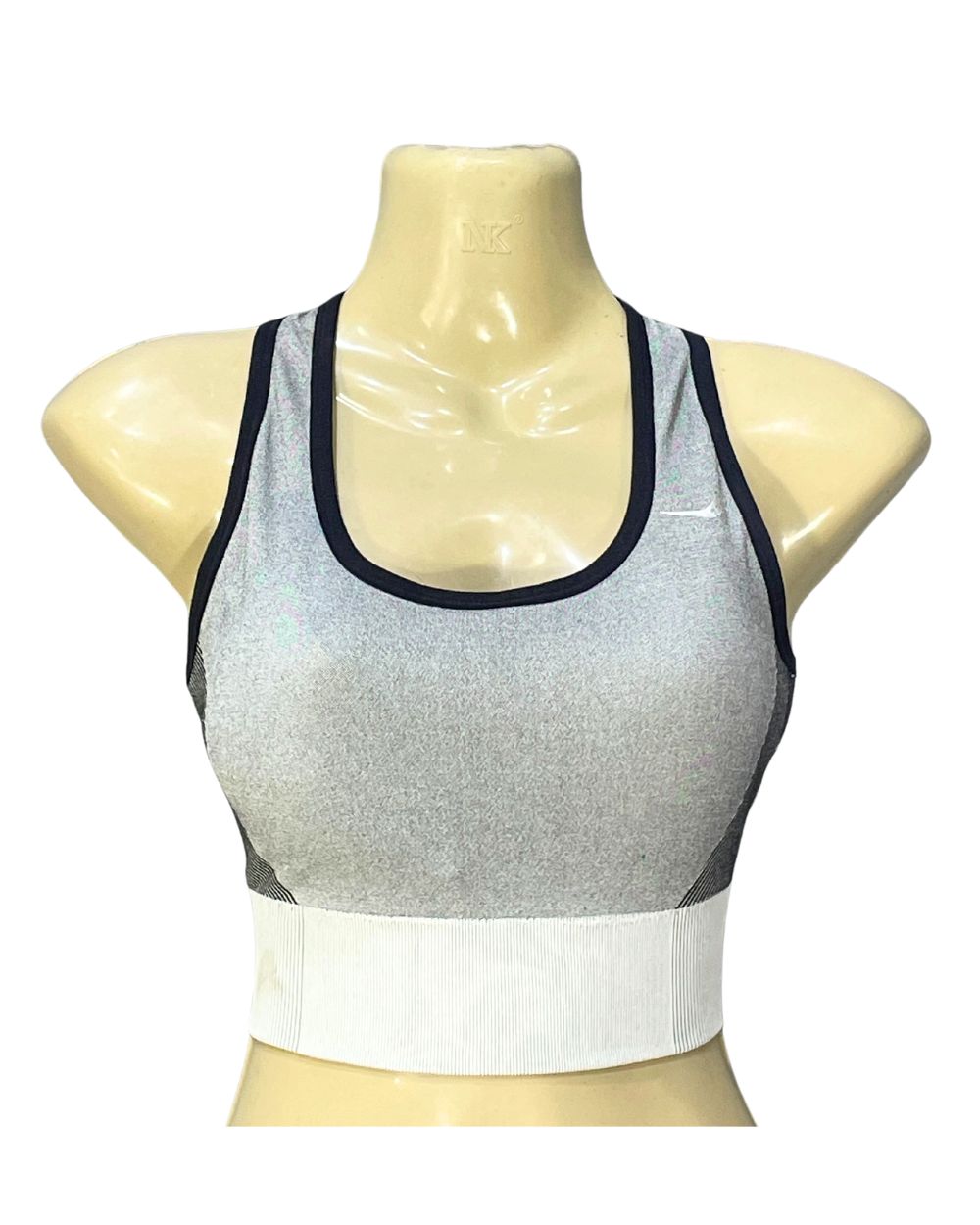 Saucony Gray Sports Gym Bra For Women XL