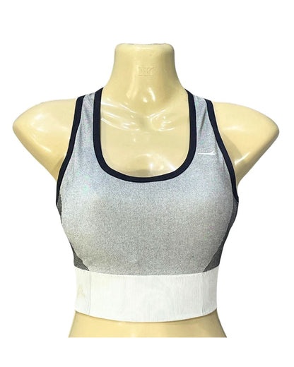 Saucony Gray Sports Gym Bra For Women XL
