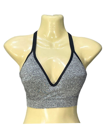 Danskin Black Sports Gym Bra For Women M