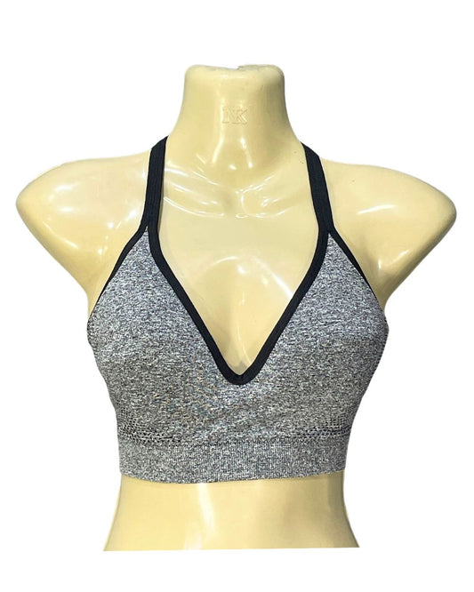 Danskin Black Sports Gym Bra For Women M