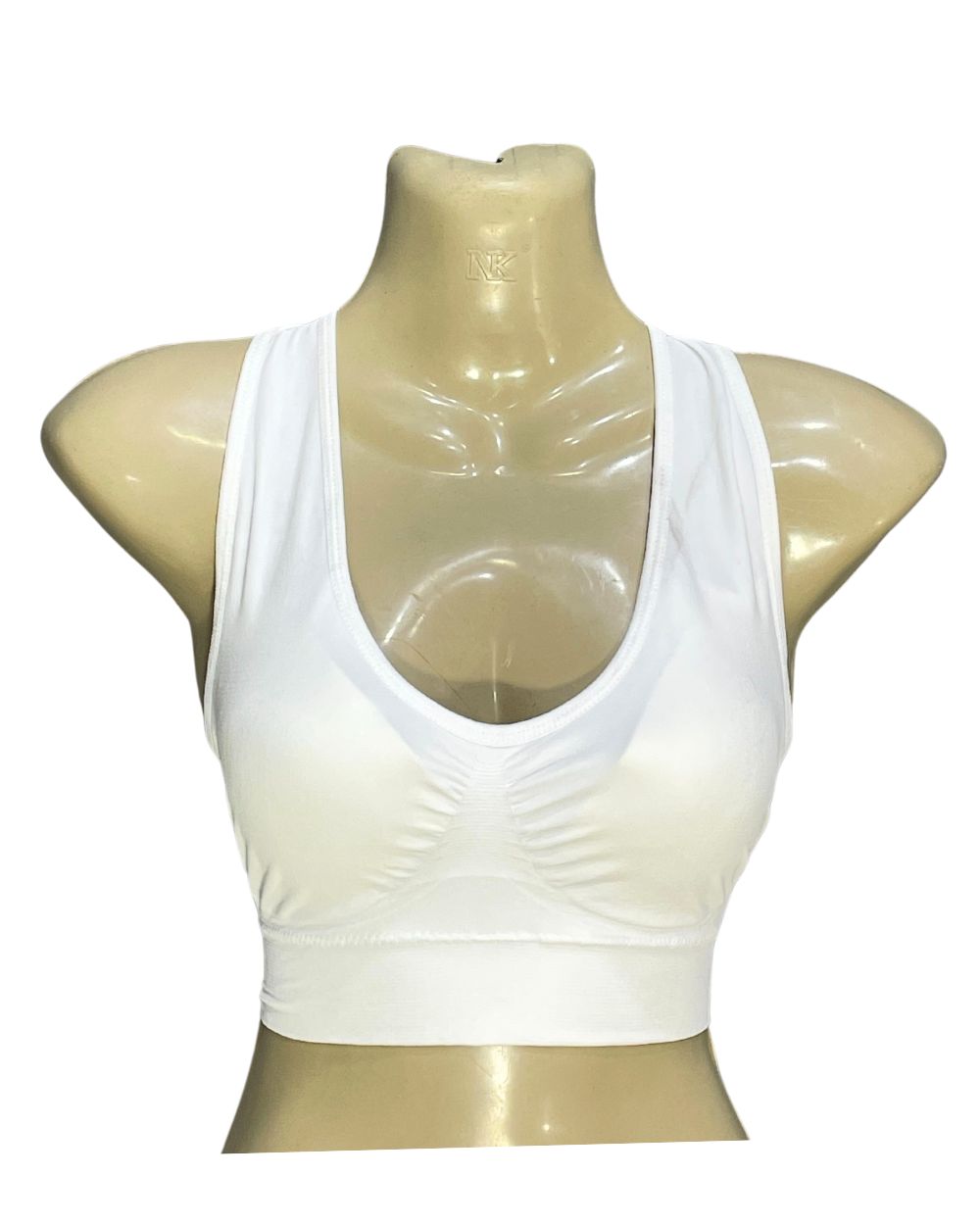 Bodyforce White Sports Gym Bra For Women XL