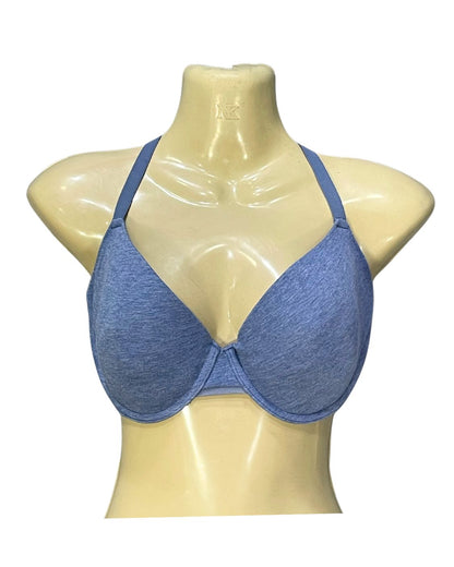 Auden Blue Sports Gym Bra For Women M