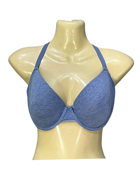 Auden Blue Sports Gym Bra For Women M