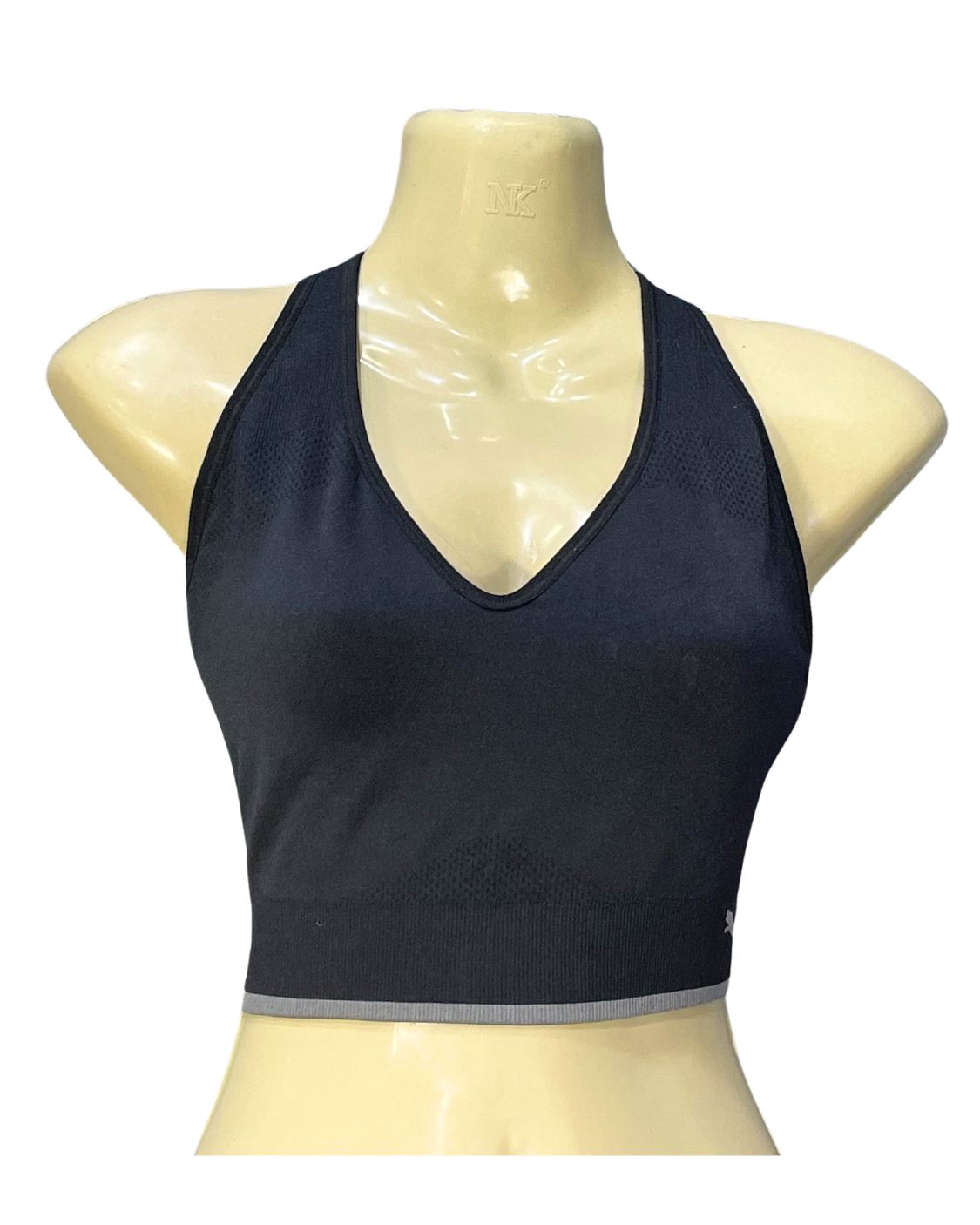 Puma Black Sports Gym Bra For Women L