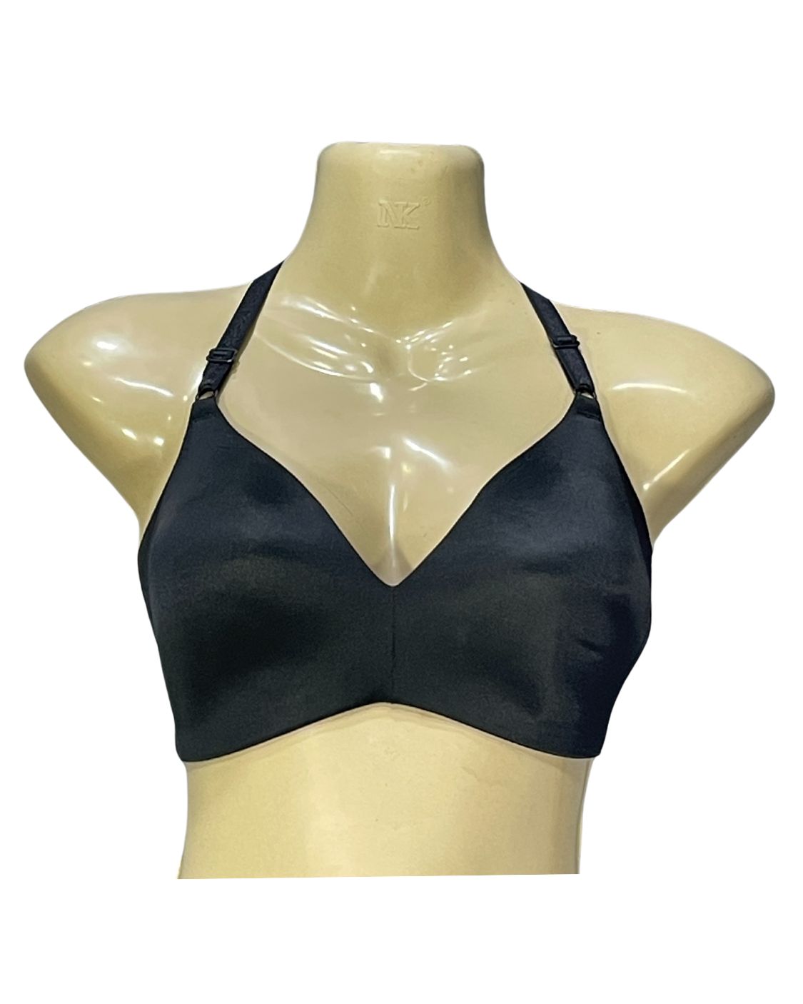 Warner's Black Sports Gym Bra For Women M