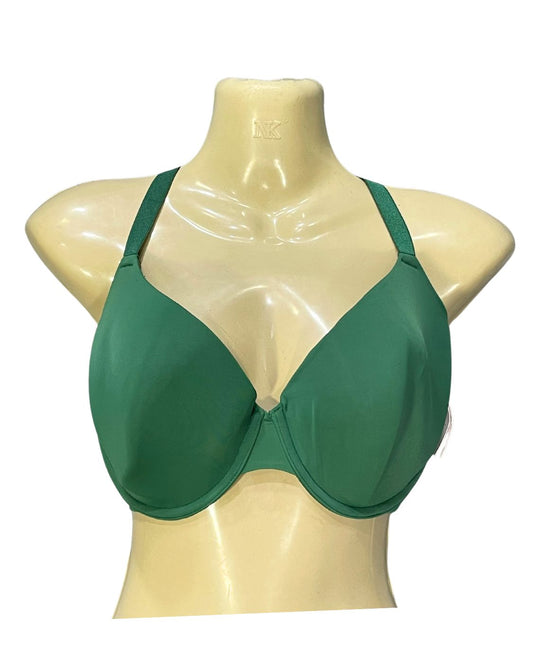 Preloved Labels Green Sports Gym Bra For Women L