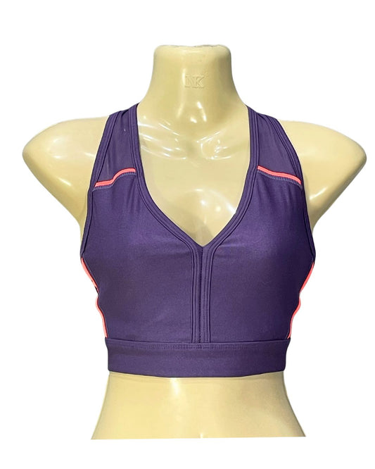 Avia Purple Sports Gym Bra For Women M