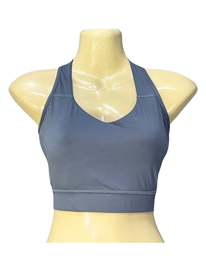 Avia Gray Sports Gym Bra For Women XL
