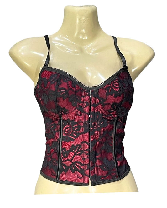 Shein Maroon Sports Gym Bra For Women M