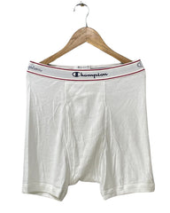 Champion White Boxer Underwear For Men Medium