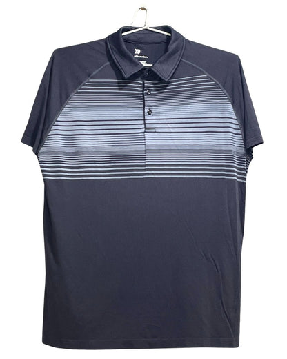 All In Motion Black Sport Polo T Shirt For Men L