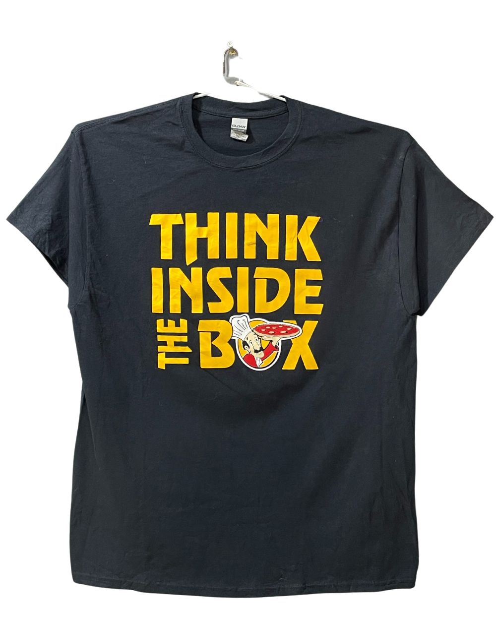 Gildan Black Cotton T Shirt For Men X Large