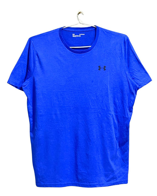 Under Armour Blue Sports For Men T Shirt L