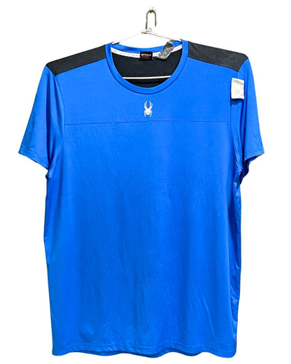Spyder Active Blue Sports For Men T Shirt XL