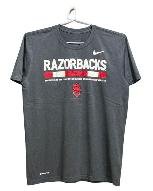 Nike The Tee Gray Sports For Men T Shirt M