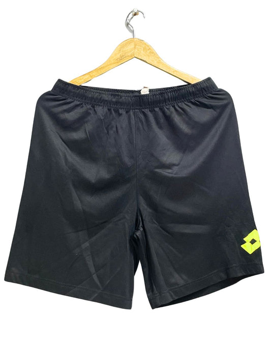 Lotto Black Sports Short For Men M