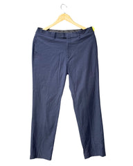 Calvin Klein Blue Polyester Dress Pant For Men M