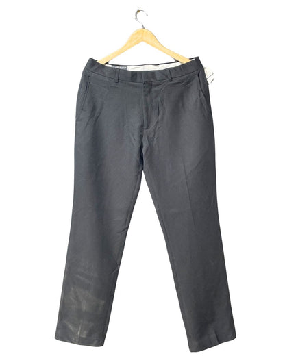 Michael Brandon Black Polyester Dress Pant For Men M