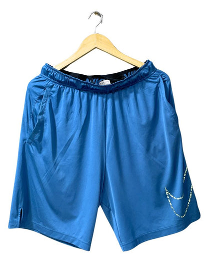 Nike Dri Fit Blue Sports Short For Men M