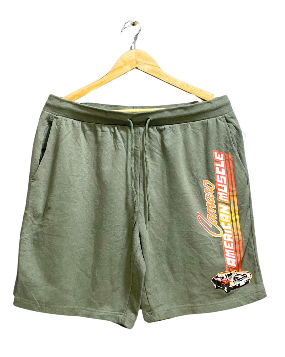 GM Green Cotton Short For Men L