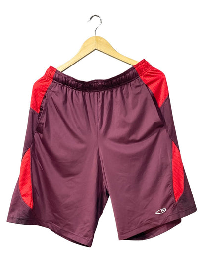 Champion Maroon Sports Short For Men M