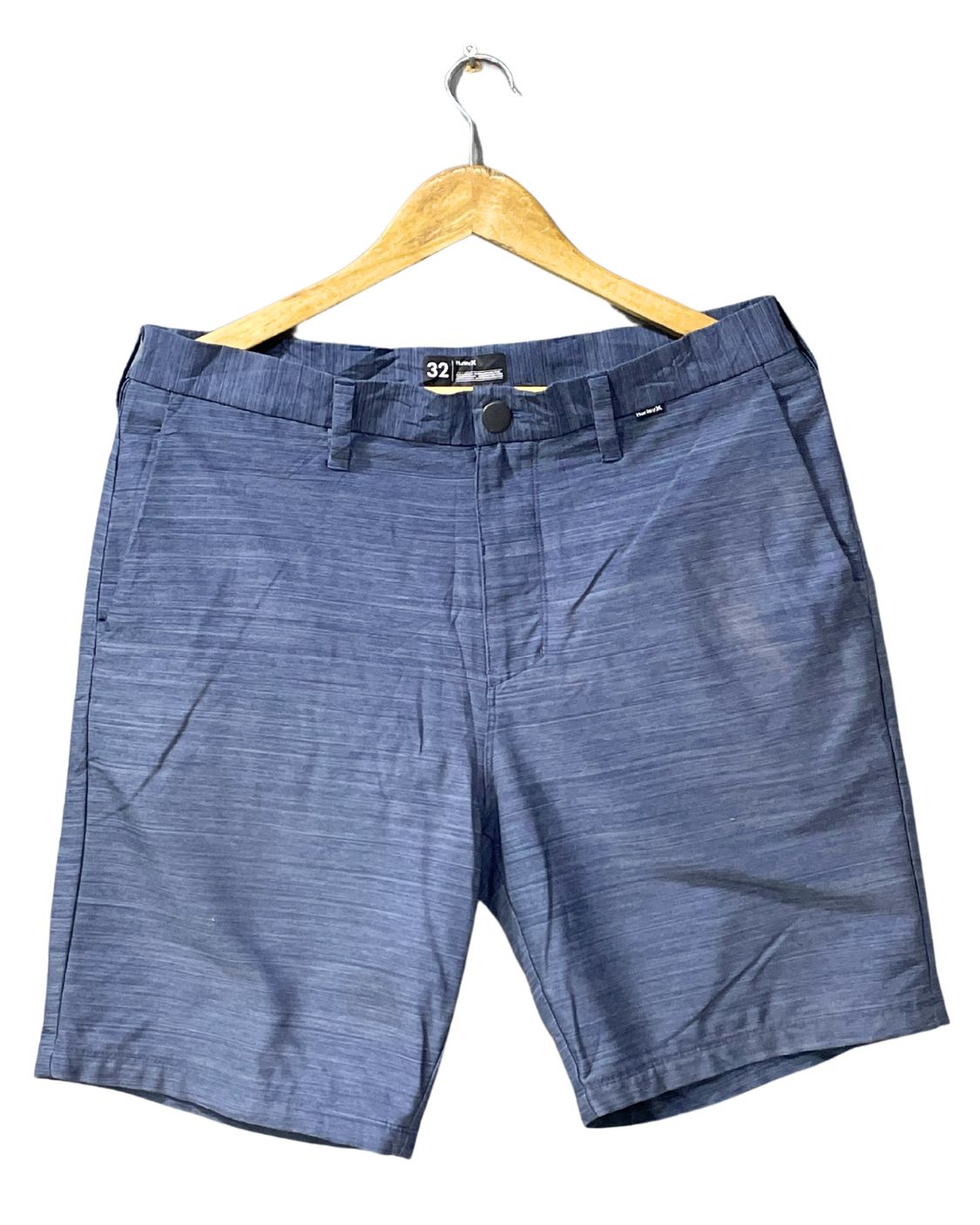 Hurley Blue Polyester Short For Men M
