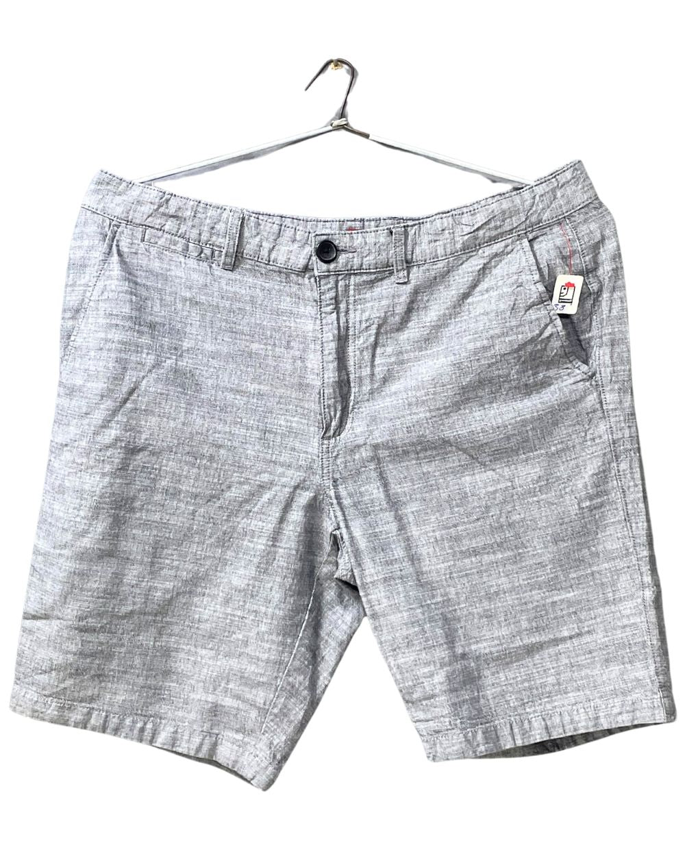 Guess Gray Cotton Short For Men L