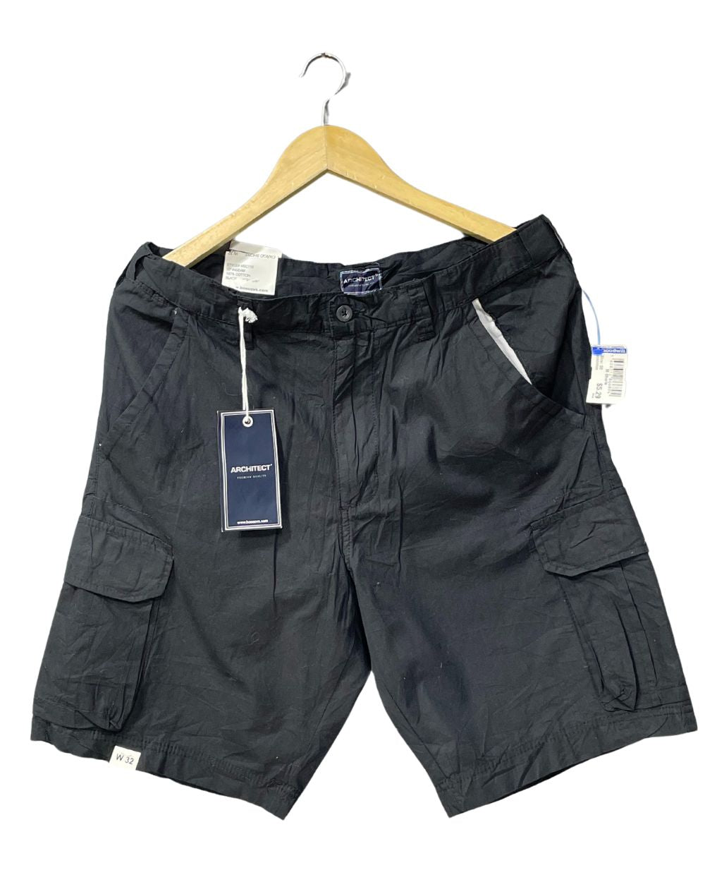 Archetect Black Cotton Short For Men M