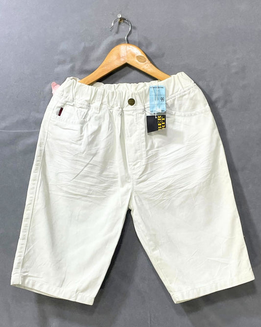 Burberry White Cotton Short For Men S