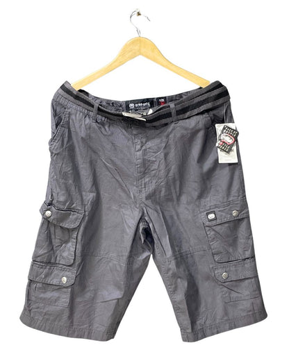Ecko Unltd Gray Cotton Short For Men L