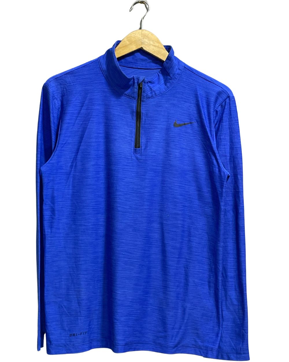 Nike Blue Polyester Sport Polo T Shirt For Men Small