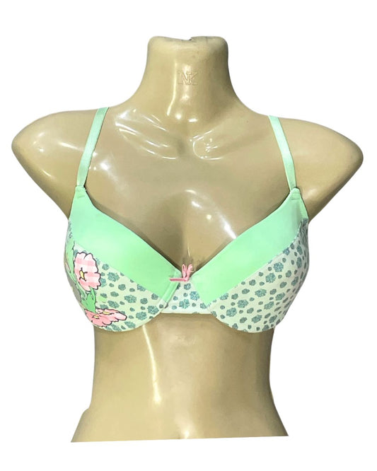 Disney Green Sports Gym Bra For Women L