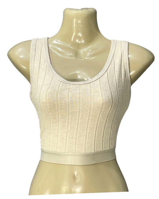 Offline By Aerie Cream Sports Gym Bra For Women XXL
