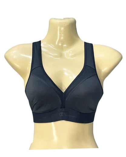 Champion Black Sports Gym Bra For Women S