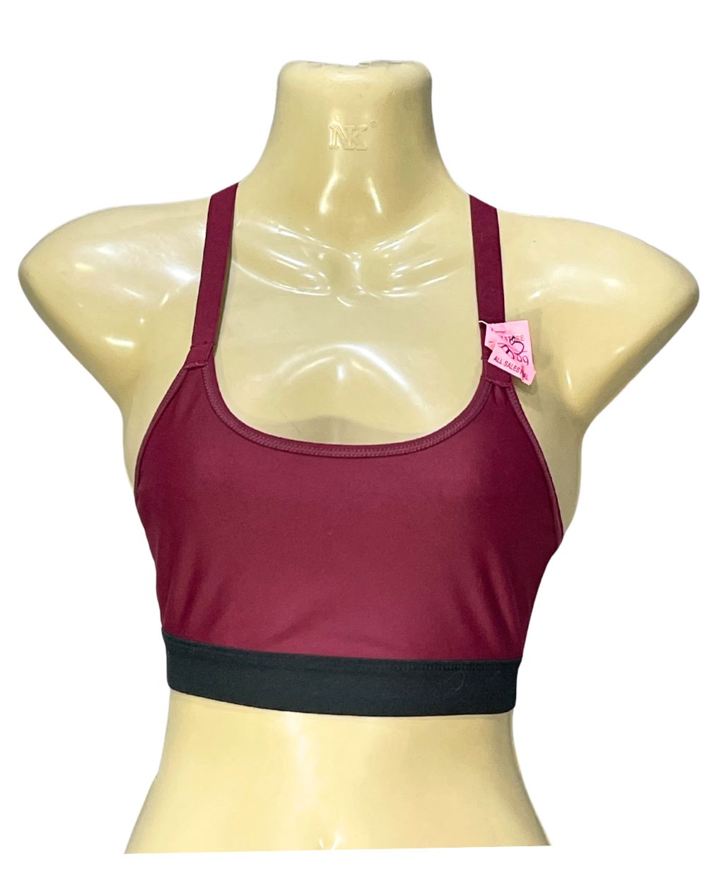 Champion Maroon Sports Gym Bra For Women S