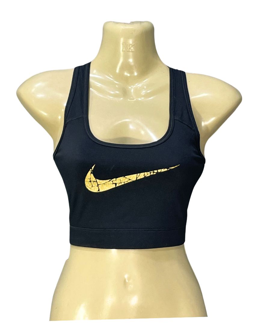 Nike Black Sports Gym Bra For Women XL