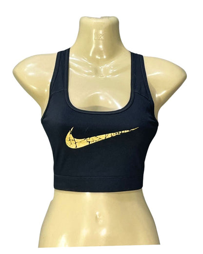 Nike Black Sports Gym Bra For Women XL