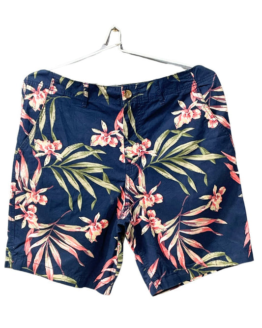 Old Navy Blue Cotton Short For Men M