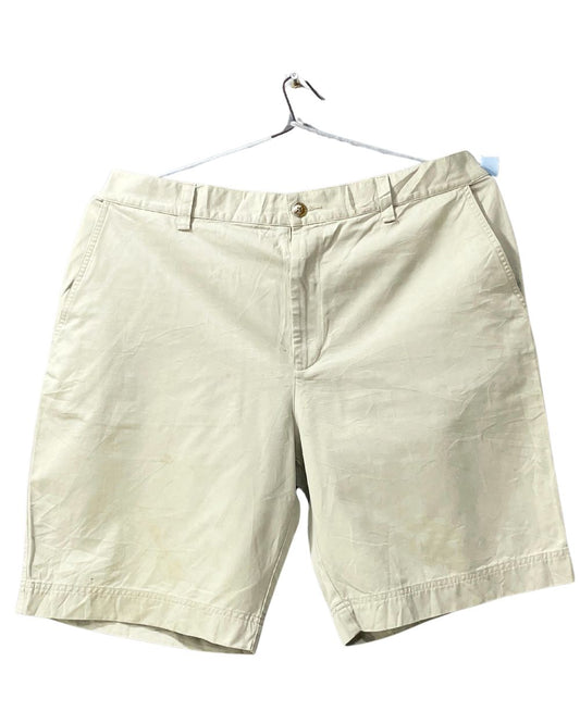 Lacoste Cream Cotton Short For Men L