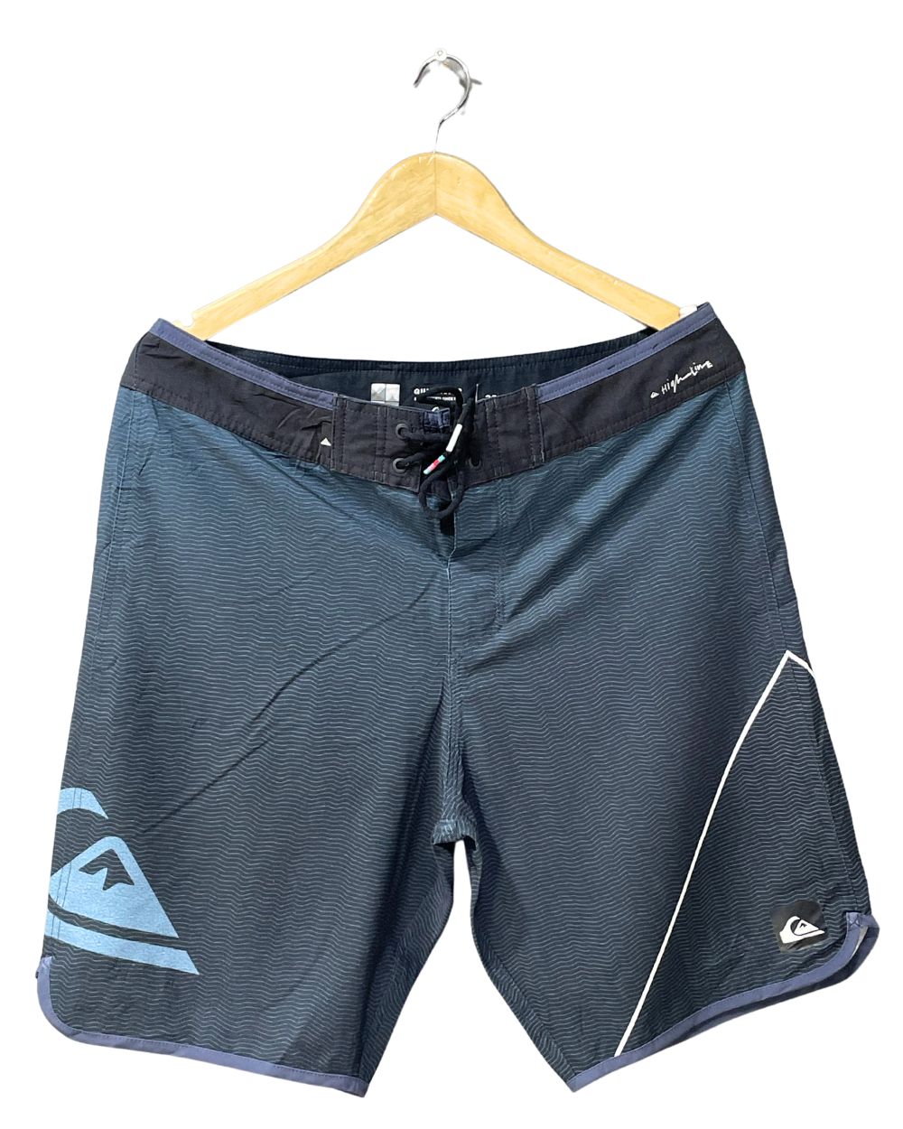 Quicksilver Blue Polyester Short For Men M