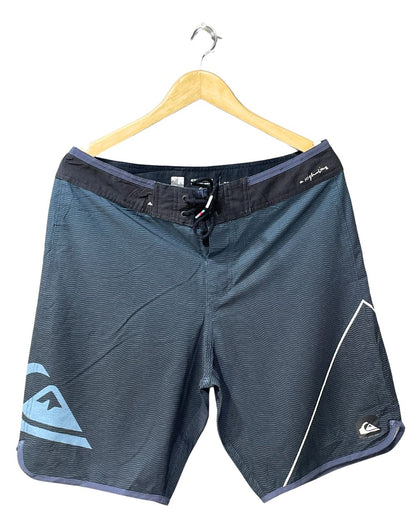 Quicksilver Blue Polyester Short For Men M