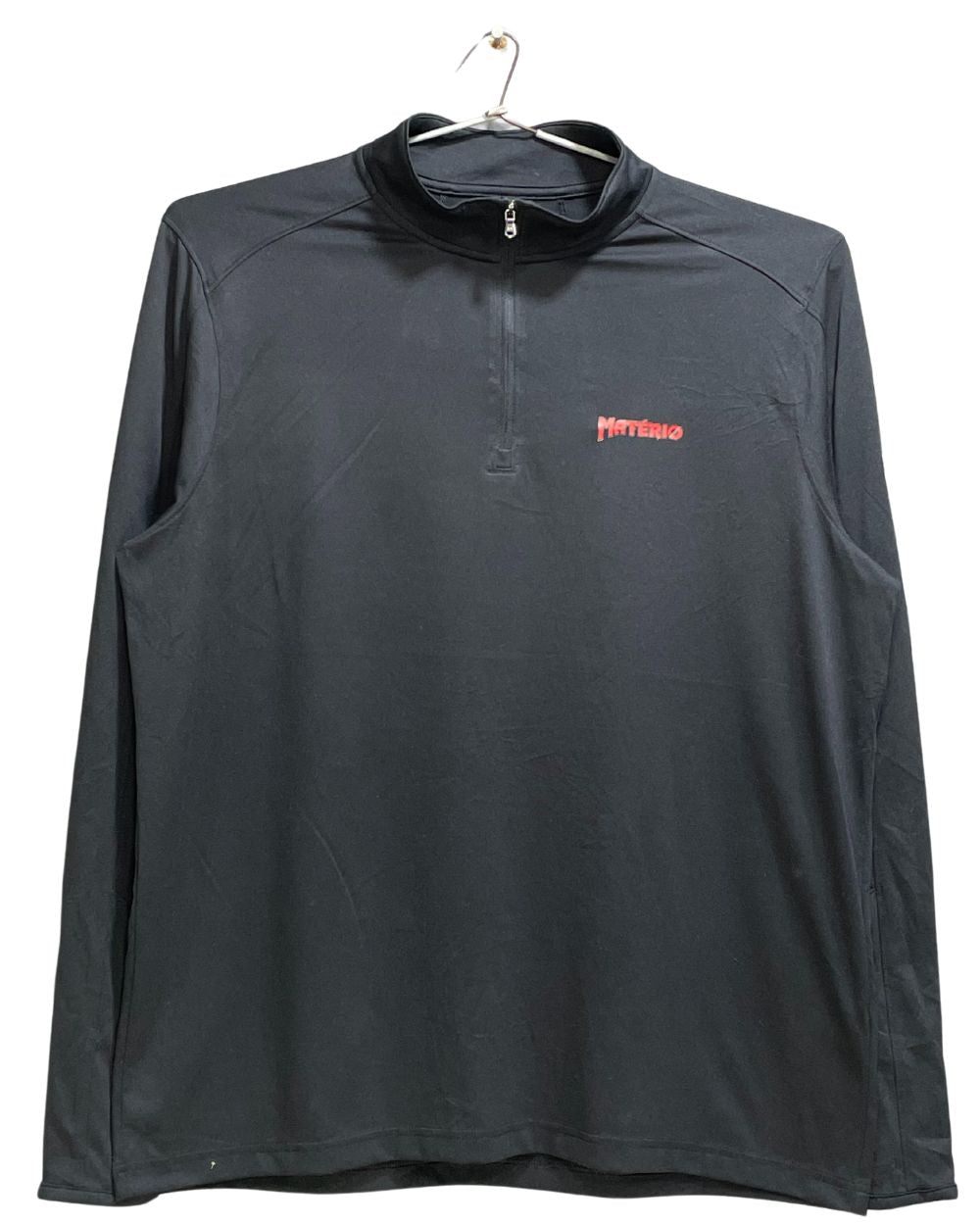 Under Armour Black Polyester Sport Polo T Shirt For Men L
