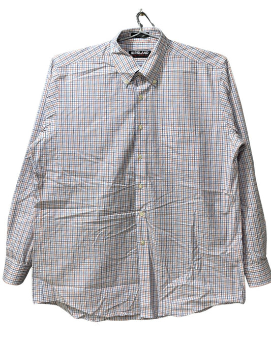 Kirkland White Cotton Shirt For Men X Large