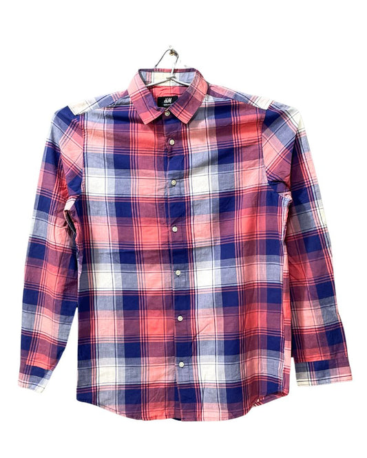 H&M Multi Cotton Shirt For Men XS