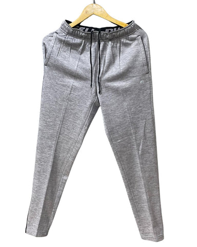 Russell Gray Polyester Fleece  Winter Trouser For Men S