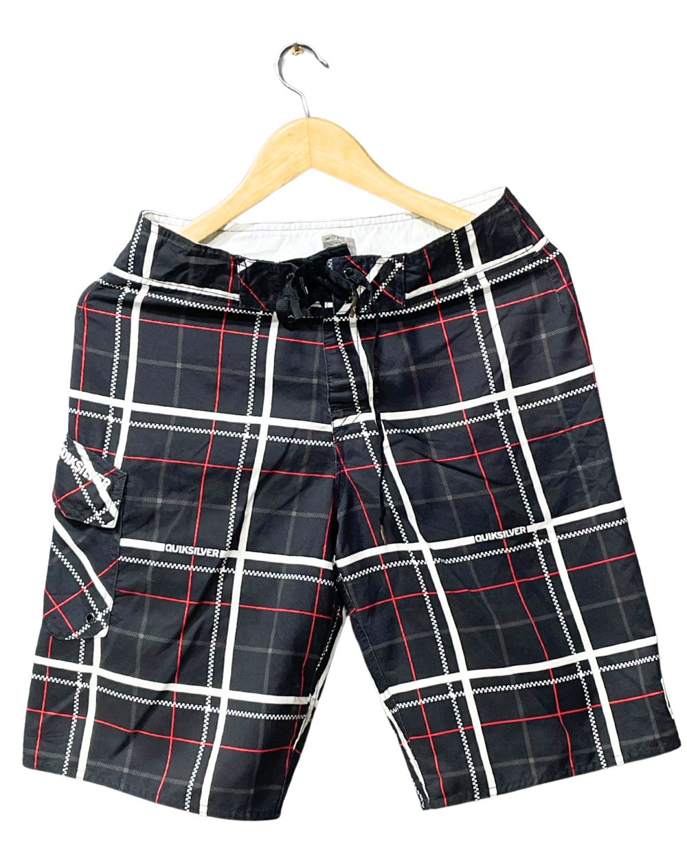 Quicksilver Checkers Polyester Short For Men S